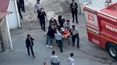 Diyarbakır’ın Kayapınar ilçesinde bulunan bir otel inşaatında meydana gelen yangın