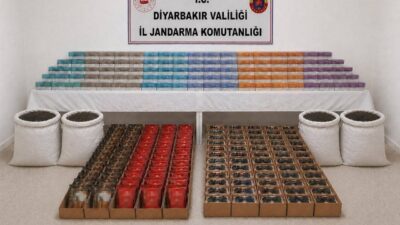 Diyarbakır’da Jandarma ekipleri tarafından gerçekleştirilen kaçakçılık operasyonlarında toplamda 58 şüpheli