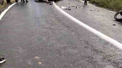 Çermik ilçesinde meydana gelen trafik kazasında, bir motosiklet sürücüsü otomobil