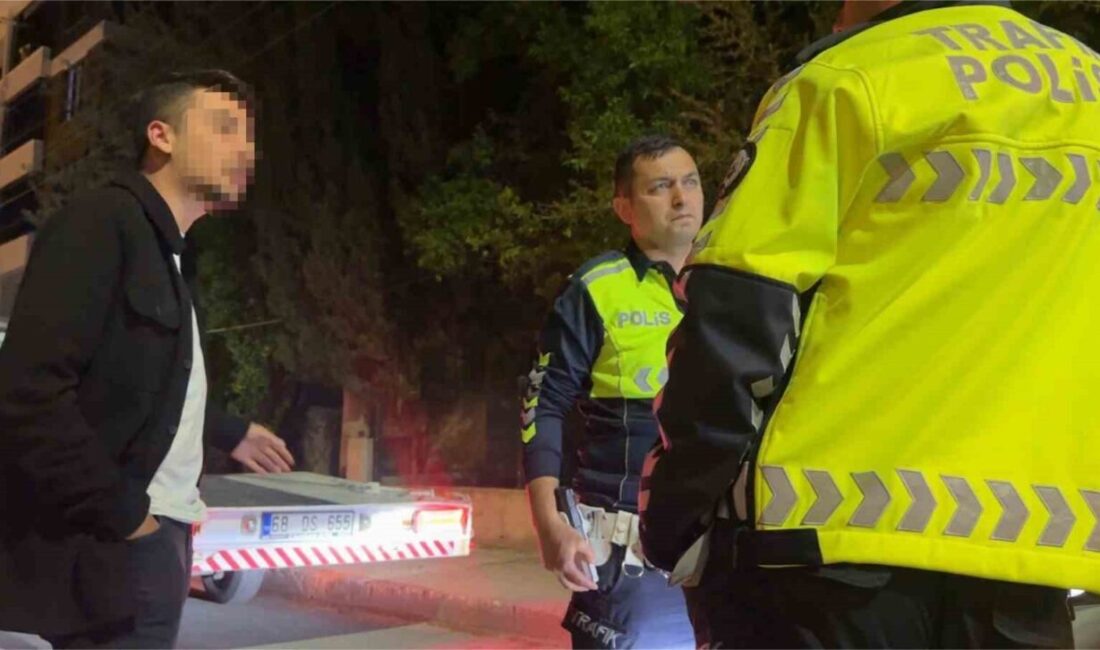 Burdur’da polis ekibinin dur ihtarına uymayarak kaçan alkollü bir sürücü,