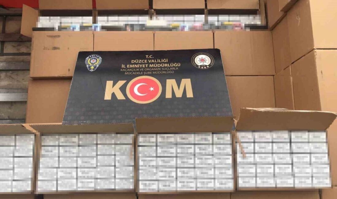 Düzce’de gerçekleştirilen operasyonlarda kaçak makaron ve içki bulundu. Jandarma ve