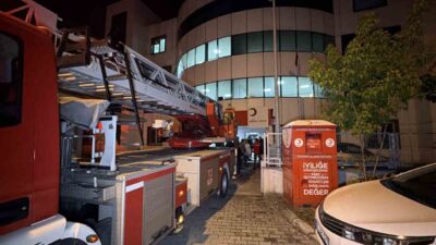 Düzce’nin Kaynaşlı ilçesinde yer alan bir huzurevinde yangın çıktı ve