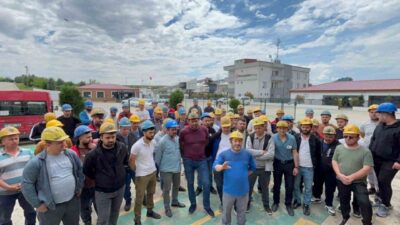 Edirne’deki bir maden ocağında işçilerin maaşlarını alamadıkları ve tazminat haklarının