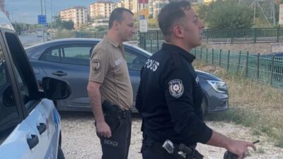 Edirne’de, açık alanda mangal yakan bir vatandaşın çıkardığı yoğun duman,
