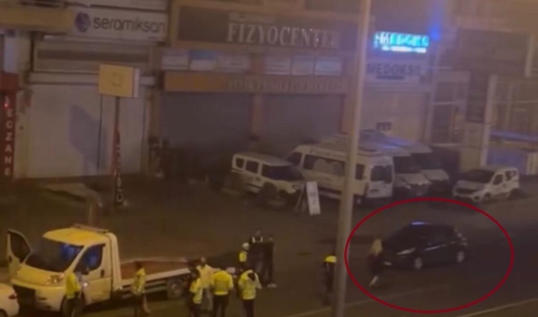 Bağlar ilçesinde, ehliyeti daha önce alınan bir kadın, alkollü halde