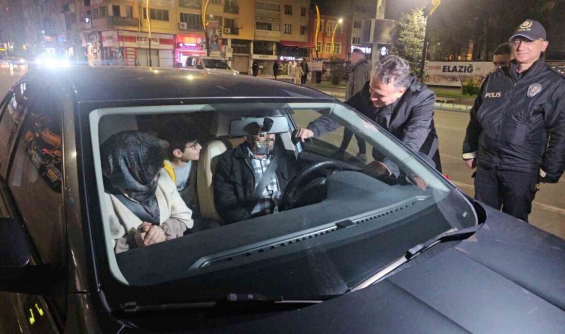 Elazığ’da, Kurban Bayramı öncesinde polis ekipleri tarafından kent genelinde geniş