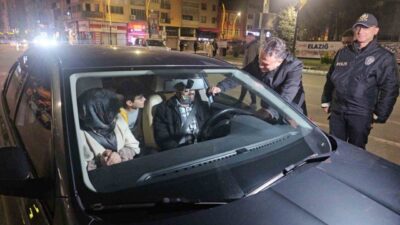 Elazığ’da, Kurban Bayramı öncesinde polis ekipleri tarafından kent genelinde geniş