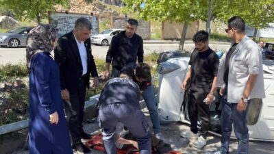 Elazığ’da, bir elektrikli aracın devrilmesi sonucu meydana gelen kazada 1