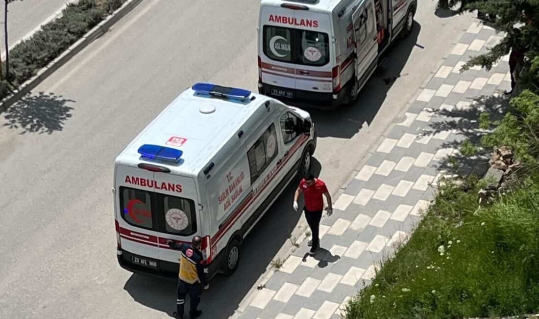 Elazığ’da meydana gelen trafik kazasında, bir motosikletin devrilmesi sonucunda 2