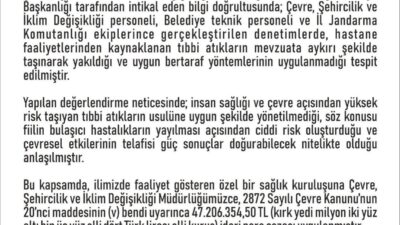 Elazığ Valiliği tarafından yapılan açıklamaya göre, Elazığ’da faaliyet gösteren özel
