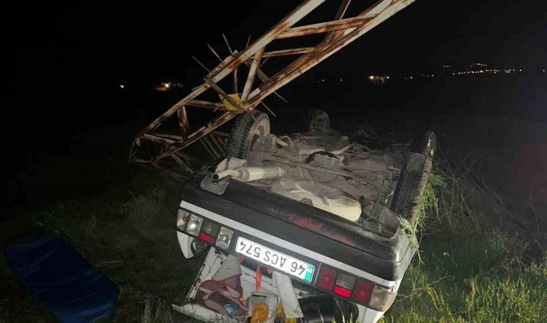 Kovancılar ilçesinde meydana gelen trafik kazasında, sürücü direksiyon kontrolünü yitirerek