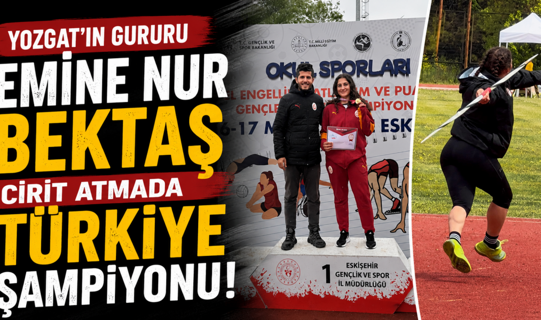 Eskişehir’de düzenlenen Okul Sporları Atletizm Gençler Türkiye Birinciliği Yarışmaları’nda Yozgat