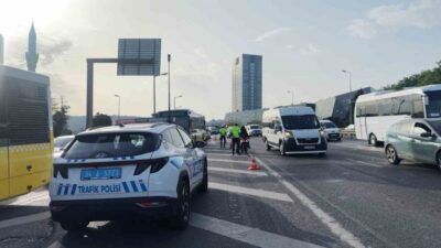 İstanbul Şile Yolu Edirne istikametinde yapılan trafik denetimlerinde, emniyet şeridini