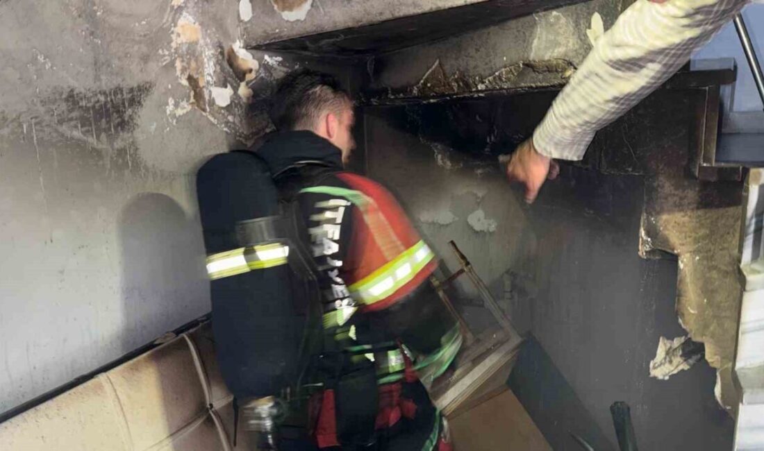 Erdek ilçesine bağlı Ocaklar Mahallesi’nde bulunan 2 katlı bir binanın