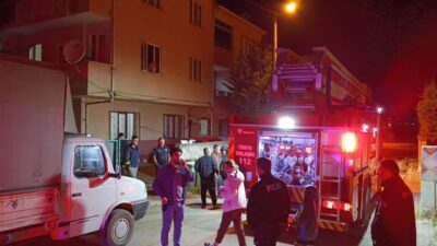 Bursa’nın İnegöl ilçesinde eski eşinin ikamet ettiği evi, molotofkokteyli atarak