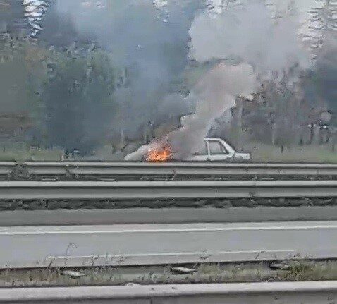 Eskişehir Çevre Yolu’nda Kartal Kavşağı mevkiinde meydana gelen olayda, plakası