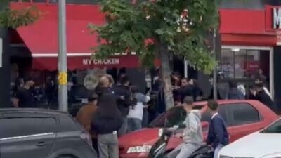Eskişehir’de, Hoşnudiye Mahallesi Cengiz Topel Caddesi’nde meydana gelen olayda, cadde