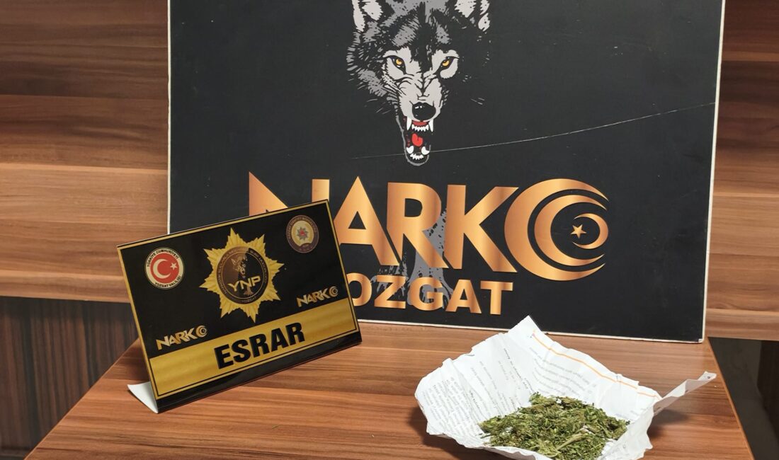 Yerköy İlçe Emniyet Müdürlüğü Narkotik Suçlarla Mücadele Büro Amirliği ekipleri,
