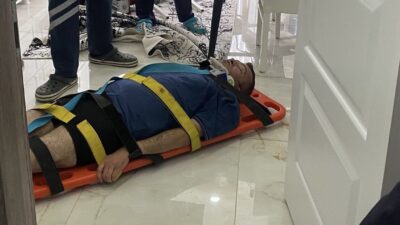 Iğdır’da bir kişi, evinde mutfakta düşerek yaralandıktan sonra itfaiye, polis