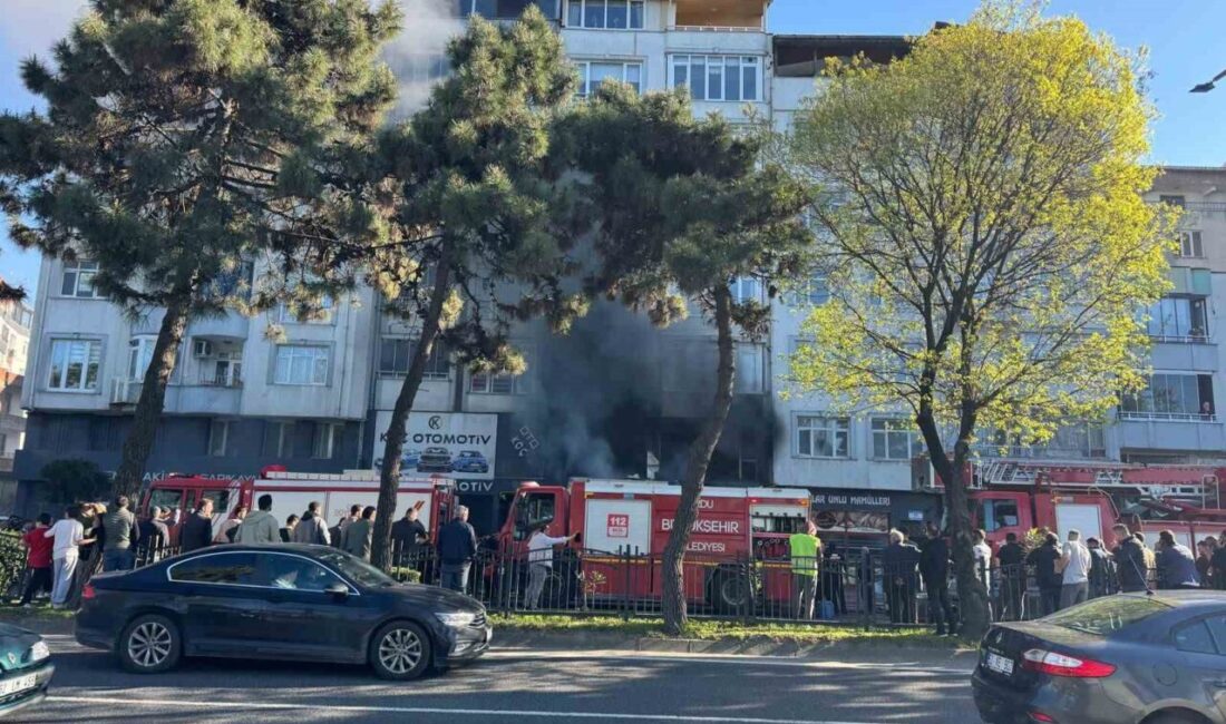 Fatsa ilçesinde bulunan bir oto aksesuar dükkanında meydana gelen yangın,
