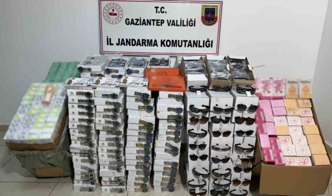 Gaziantep’te jandarma ekiplerinin düzenlediği operasyonda, 4,5 milyon TL değerinde gümrük