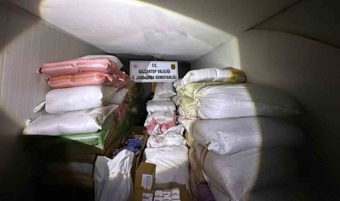 Gaziantep’te jandarma ekipleri tarafından gerçekleştirilen operasyonda, piyasa değeri 6 milyon