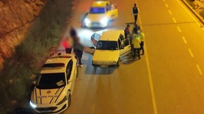 Gaziantep’te polis ekipleri tarafından gerçekleştirilen dron destekli ’Narko-Alan’ operasyonunda aranan