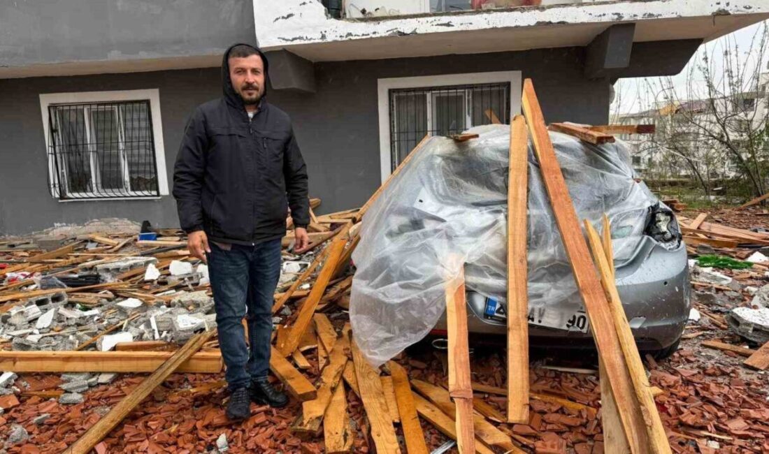 Gaziantep’te meydana gelen süper hücre fırtınasının ardından hasar gören bölgelerde