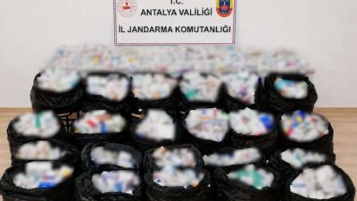 Antalya’nın Gazipaşa ilçesindeki uyuşturucu operasyonunda 164 bin kadar sentetik hap