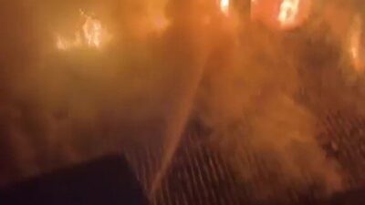 Bursa’nın Gürsu ilçesinde gece geç saatlerde bir evde çıkan yangın