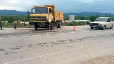 Kütahya’nın Gediz ilçesinde bir trafik kazası meydana geldi ve kaza