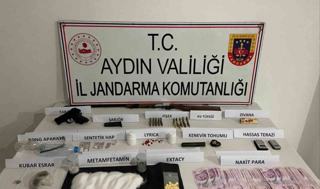 Germencik ilçesinde düzenlenen operasyonda uyuşturucu madde bulundu ve olayla ilgili