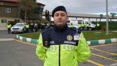 Ankara’da görev yapmakta olan Jandarma Astsubay Üstçavuş Yusuf Ergün, yol