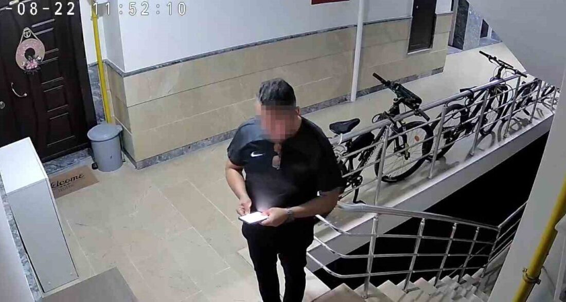 Kayseri’de, boşanma sürecinde olduğu eşini öldürmek amacıyla gittiği binada, bina