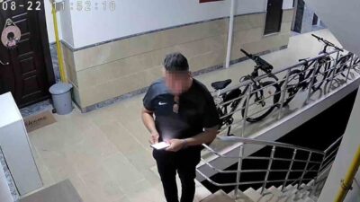 Kayseri’de, boşanma sürecinde olduğu eşini öldürmek amacıyla gittiği binada, bina