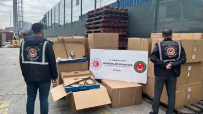 Ticaret Bakanlığı’na bağlı Gümrük Muhafaza ekipleri tarafından 2026 yılının ilk