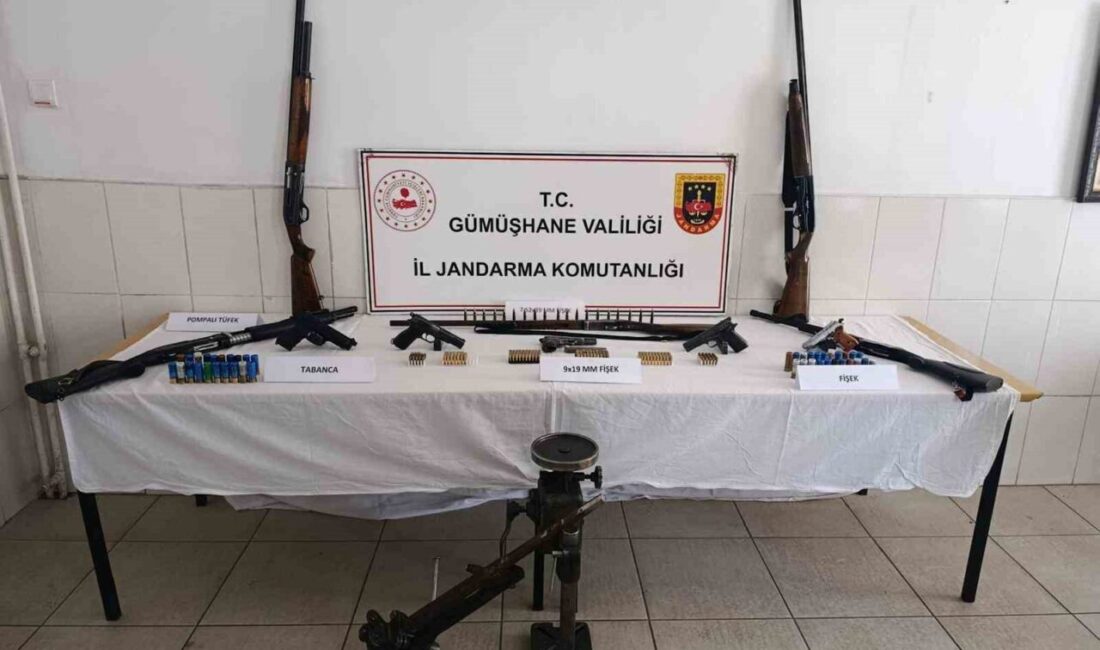 Gümüşhane’nin Torul ve Kürtün ilçelerinde jandarma ekipleri tarafından gerçekleştirilen operasyonda