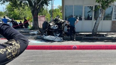 Gardabani kentinde meydana gelen feci bir trafik kazasında 7 kişi