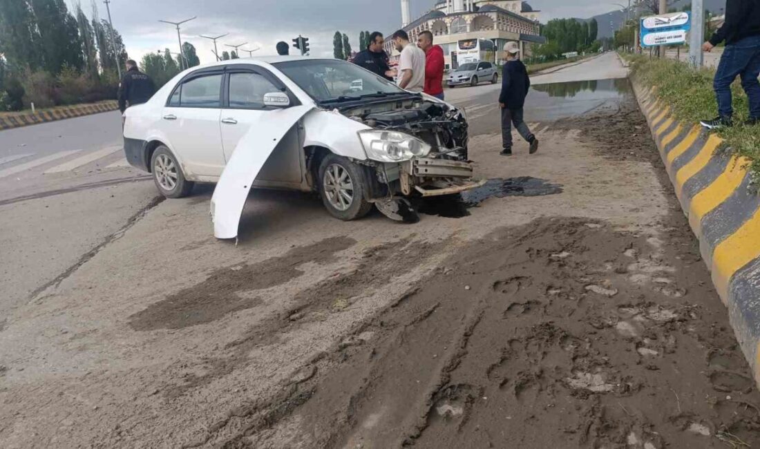 Muş’un Hasköy ilçesinde meydana gelen trafik kazasında, hafriyat kamyonu ile