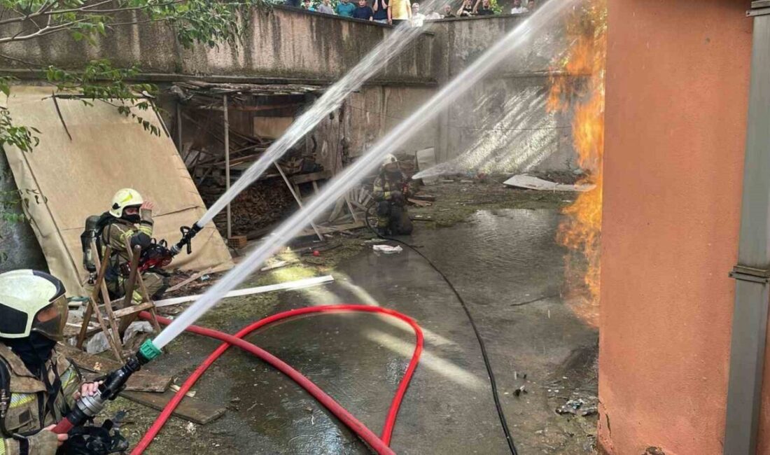 Bursa’da bir hastanenin yakınında bulunan bir konutta doğalgaz kaynaklı bir