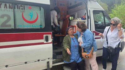 Muğla ilinin Köyceğiz ilçesine bağlı Döğüşbelen Mahallesi’nde meydana gelen trafik