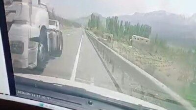 Niğde-Ulukışla karayolunda meydana gelen kaza riski, hatalı sollama yapan bir