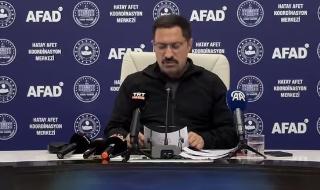 Hatay Valisi Mustafa Masatlı, dün saat 11.00 civarında başlayan ve