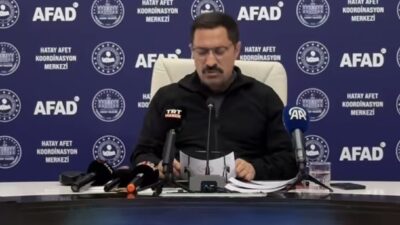Hatay Valisi Mustafa Masatlı, dün saat 11.00 civarında başlayan ve