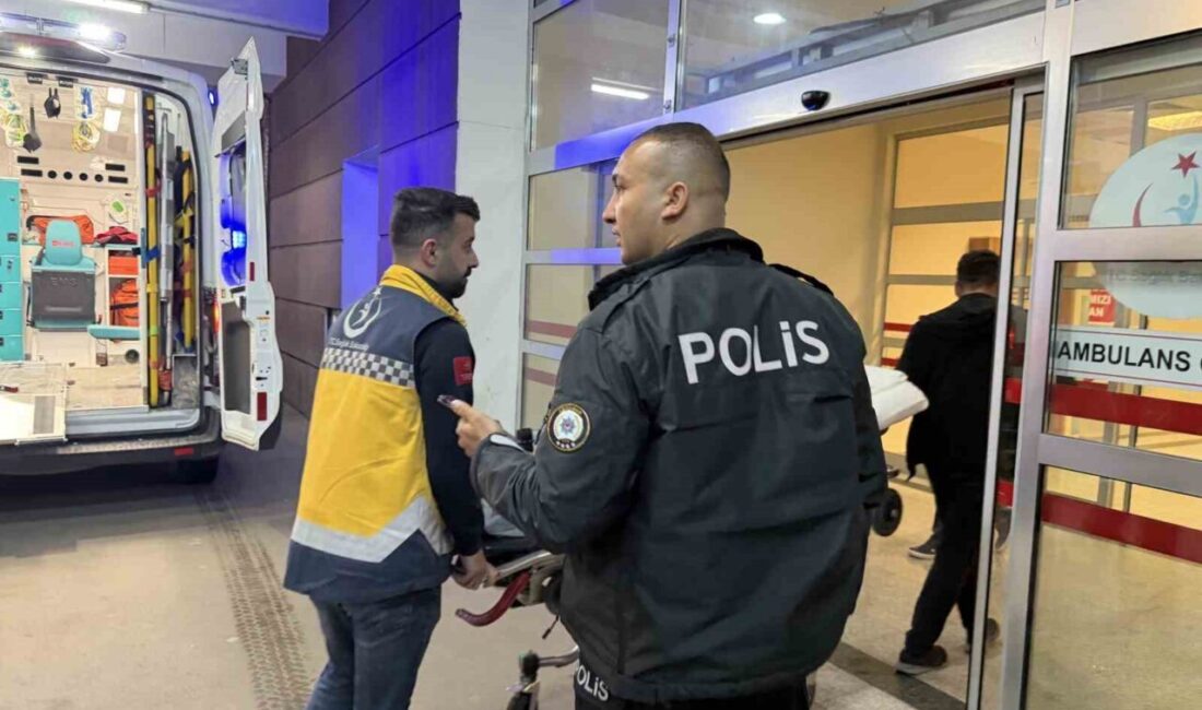 Adıyaman’ın Çelikhan ilçesinde bir hükümlü, hastanede bulduğu bir bardağı kafasında