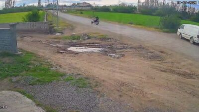 Iğdır’ın Karakoyunlu ilçesinde bir motosiklet sürücüsü, elektrik direğine çarpması sonucu