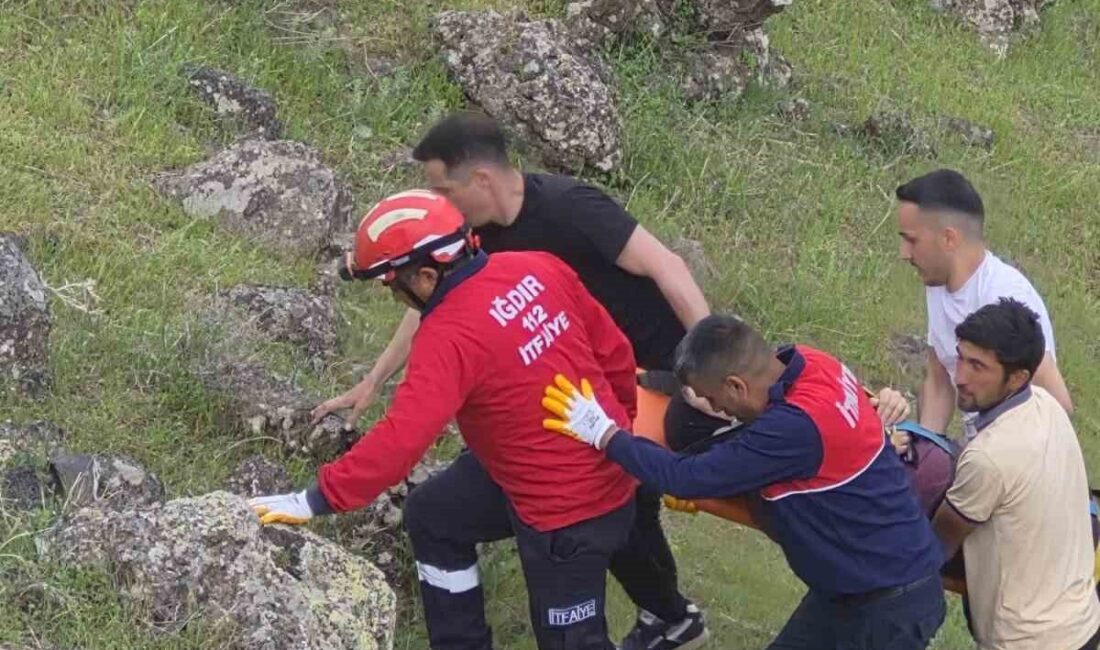 Iğdır’ın Suveren Korhan yol ayrımında meydana gelen trafik kazasında bir