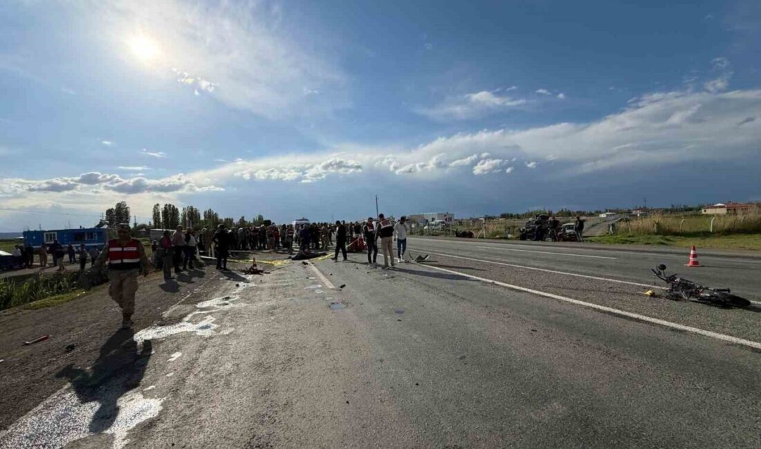 Iğdır’ın Aralık ilçesine bağlı Hasanhan köyünde meydana gelen trafik kazasında,