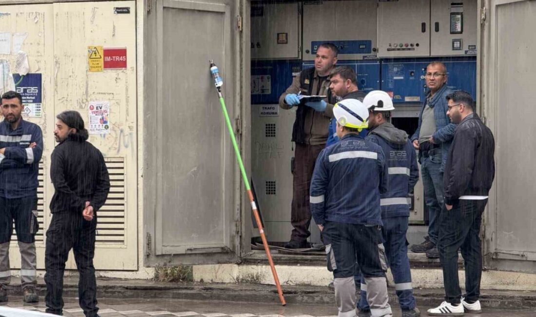 Iğdır’da bir işçi, Söğütlü Mahallesi İrfan Caddesi’ndeki bir elektrik trafosunda