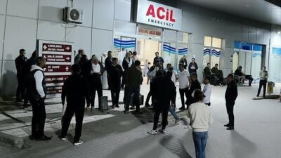Adıyaman’ın Gölbaşı İlçe Devlet Hastanesi’nde meydana gelen olayda iki grup